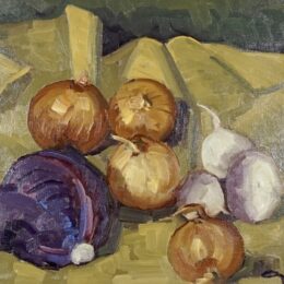 Sans titre Huile sur panneau 16 x 20 po 1963