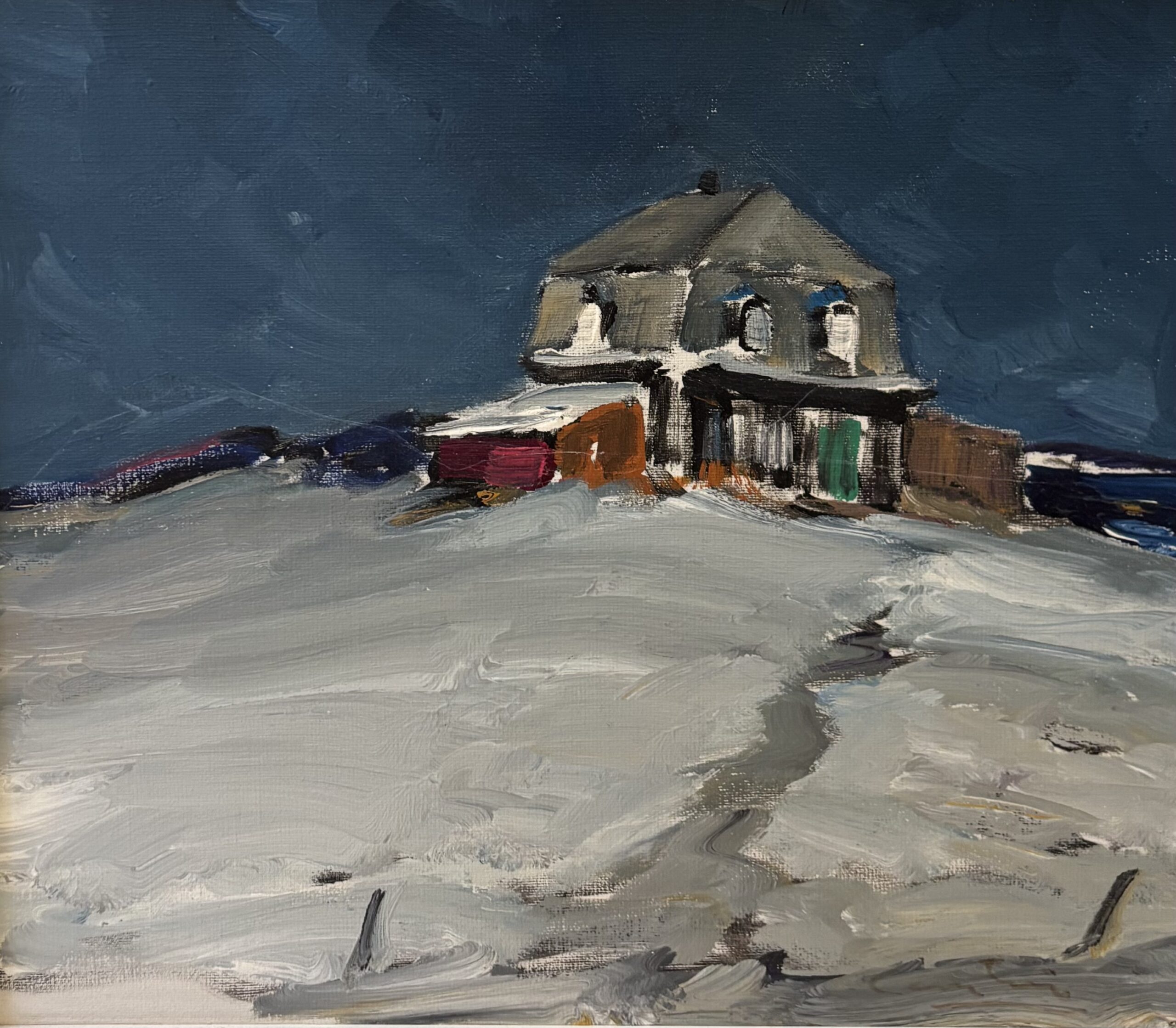 Roger Cantin (1930-2018) Sans titre Huile sur toile 14 x 16 po