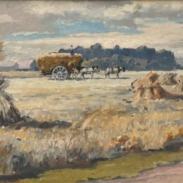 Huile sur toile 10 ½ x 16 po