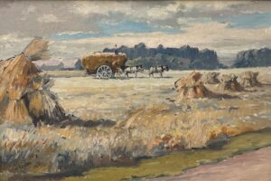 Huile sur toile 10 ½ x 16 po