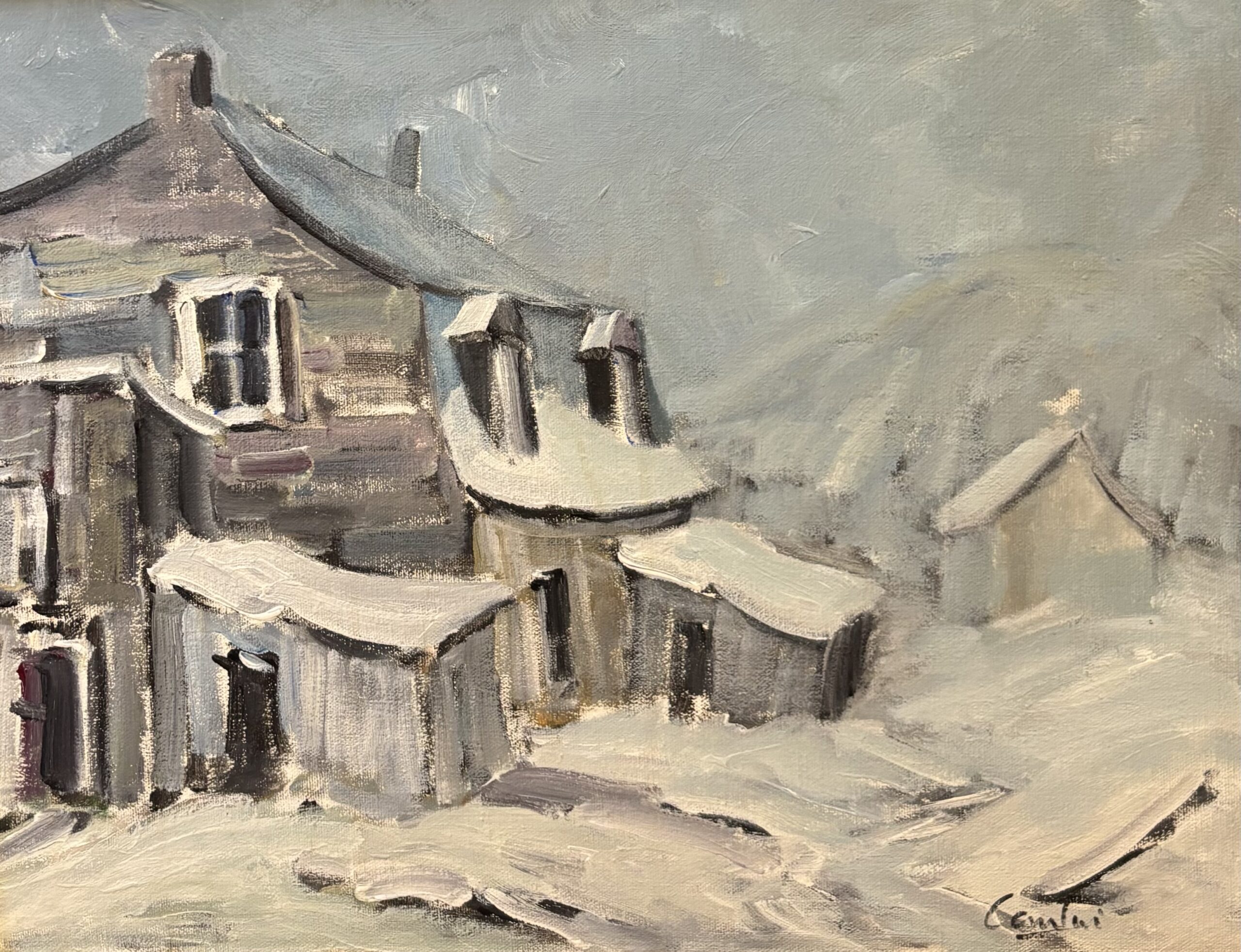 Sans titre Huile sur toile 14 x 18 po