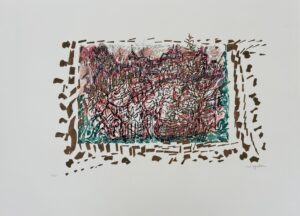 Les saisons de Saint-Cyr-en-Arthies no 2, Les Hautes Grouettes Lithographie, 16/75 52 x 70,5 cm | 20 ½ x 27 ½ po 1985