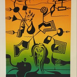 CrépusculeSérigraphie, 20/150 26 x 20 ½ po 1974