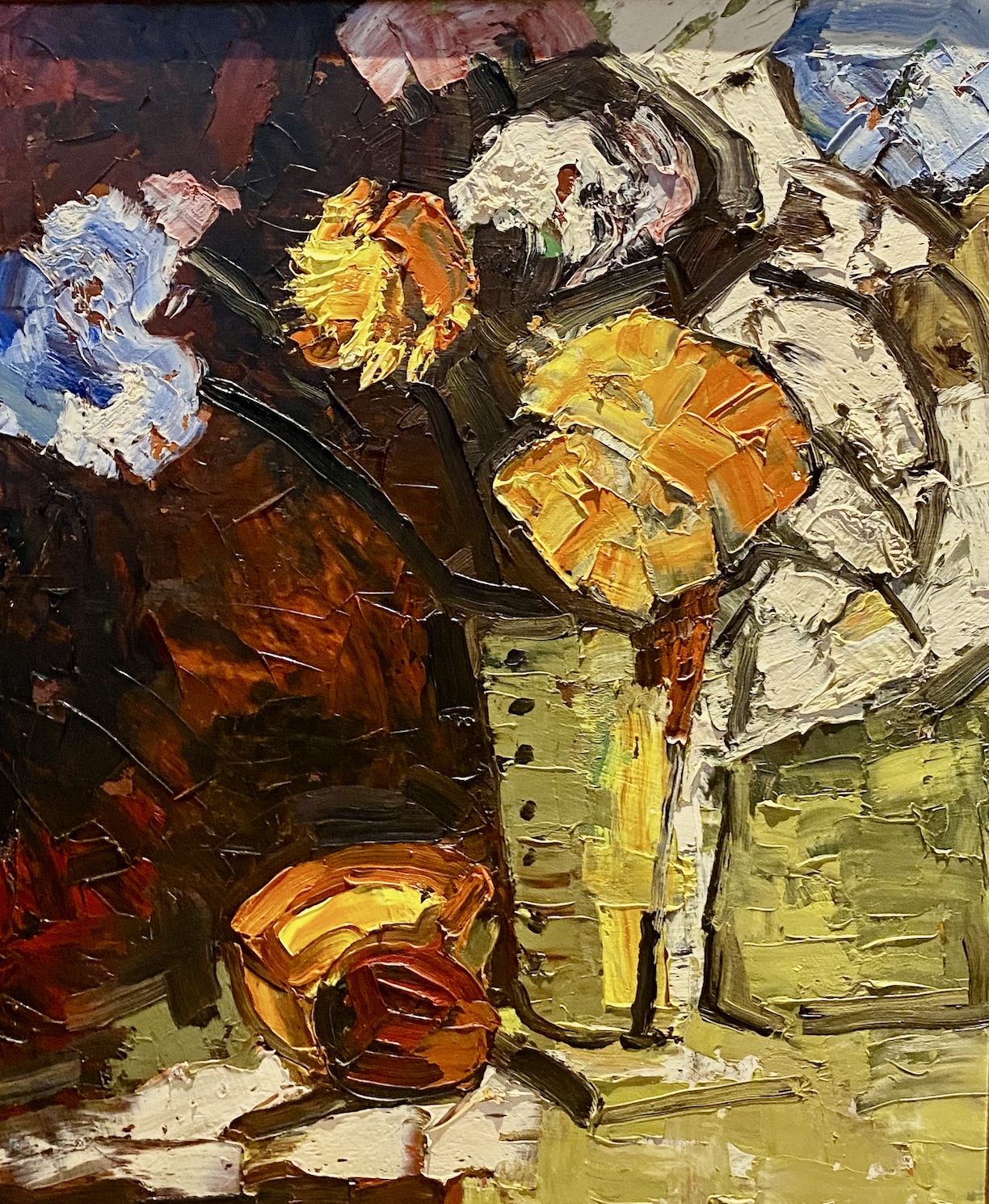 Nature morte Huile sur panneau 24 x 20 po