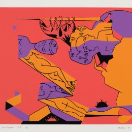 Les vigies Sérigraphie, édition de 100 25 x 26 po 1973
