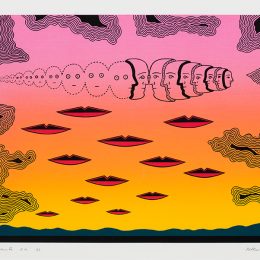 Sérigraphie, 9/150 21 x 25 po 1974
