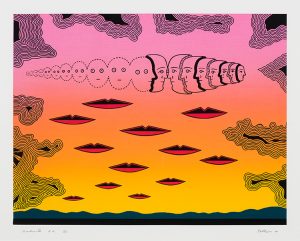 Sérigraphie, 9/150 21 x 25 po 1974