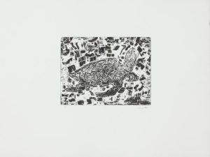 Tortue II Eau-forte, 48/75 17 x 22 po 1968